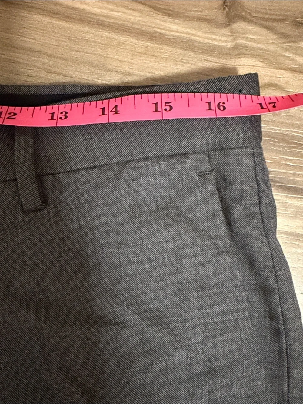 J Crew Dress Pants Mens 33x34 Charcoal Gray Ludlow Slim 100% Wool Trouser Career